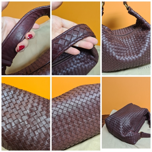 Bottega Veneta leather hobo shoulder bag brown - Picture 4 of 15